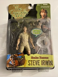 The Crocodile Hunter Steve Irwin Snake Rescue sprechende Actionfigur neu versiegelt - Bild 1 von 11
