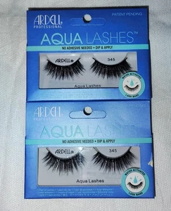 Ardell Professional Aqua Eyelashes #345 Water Activated NO ADHESIVE LOT OF 2 - Picture 1 of 4