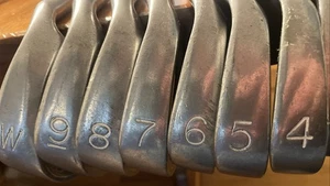 Ping Eye Karsten Cat Eye Black Dot Irons Set plus’s Wedge RH Steel Regular Flex - Picture 1 of 12