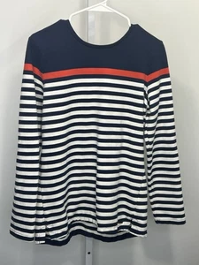 Joules X Clemence Damen Langarm gestreiftes Shirt, Größe US 8. 1I - Bild 1 von 7