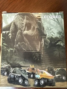 Dinosaur Toy Pull Back Cars,6 Pack Dino Toys 3yr Old BoysGirls Corner Box Damage - Picture 1 of 2