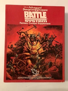 TSR AD&D 1st Ed Battle System Fantasy Combat Supplement #1019 Box Set Unpunched - Picture 1 of 5