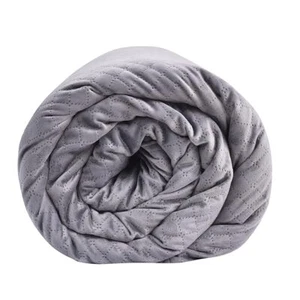 Blanquil 15 lb Quilted Blanket Grey - 15 lb - Picture 1 of 4