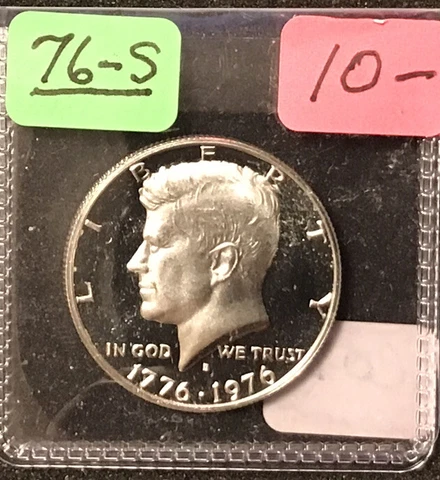 1976-S Kennedy Silver Bicentennial Gem Proof Cover