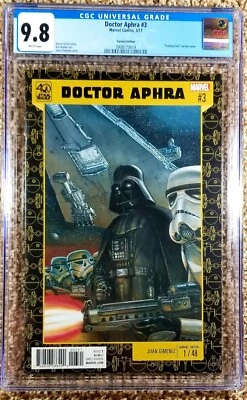 Star Wars: Doctor Aphra #3 CGC 9.8 40th Gimenez Variant 1st Magna Tolvan Vader - Image 1 of 2