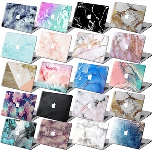 Funda rígida de mármol engomado con llave protectora para Macbook Air Pro 13"" 14"" 16"" M1 M2 - Imagen 1 de 31