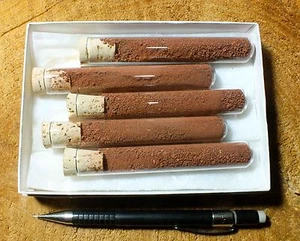 red ochre - set of 5 tubes of this natural pigment - Picture 1 of 2