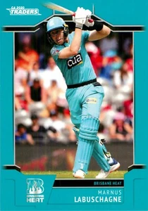 Tarjeta de cricket 2020 2021 Brisbane Heat BBL MARNUS LABUSCHAGNE Traders - Imagen 1 de 2