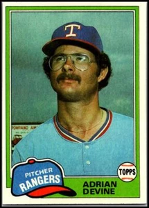 Adrian Devine 1981 Topps #464 - ¡envío gratuito! - Imagen 1 de 2