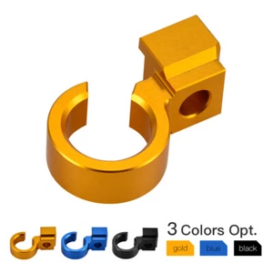 Aluminum Front Brake Cable Hose Line Clamps Brackets For Suzuki DRZ400SM 2005-24 - Picture 1 of 13
