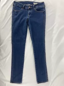 H&M “&SQIN” Size 27 X 30 Women’s Blue Jeans Medium Wash W Pockets & Stretch - Picture 1 of 10