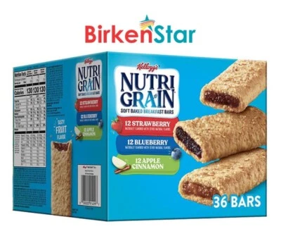 Nutri-Grain Bars Variety Pack (1.3 oz., 36 pk.) Great Price - Image 1 of 4
