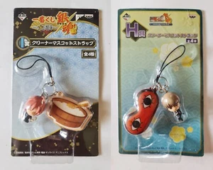 GINTAMA Mini Model Figture keychain Anime Japan Official x 2 - Picture 1 of 5