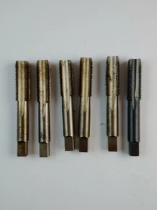 USED 9/16-18 Left Hand Tap, HSS, 4 FLUTE, Regal Premium Made in U.S.A. QTY: 6 - Picture 1 of 6