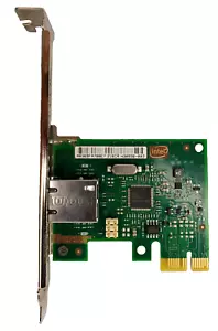 Dell Intel VRRH1 Gigabit PCIe x1 Ethernet Network Adapter High Profile Card - Picture 1 of 3