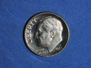 1973-S ROOSEVELT ONE DIME CLAD #P29530 - Bild 1 von 2