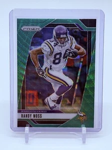 2024 Panini Prizm Football Randy Moss #192 Green Wave Prizm Minnesota Vikings - Picture 1 of 2