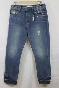 Womens Lovers + Friends Denim High Rise Tapered Jeans Waist 29 NWT $166 - Picture 1 of 4