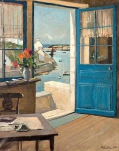 The Blue Door By Raymond Wintz - Quality Matte Print - FRAME ME - Picture 1 of 2