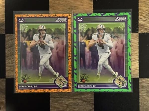 2024 Score-A-Treat #199 Derek Carr Orange Pumpkins Green Bats Saints - Picture 1 of 2
