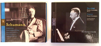Arthur Rubinstein Piano CDs Vol. 20  Schumann, Vo1. 22 Brahms & Grieg Concertos Foto 1 de 3