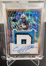 Chuba Hubbard Precision Gold Wave Prizm RPA 1/15 Panini One 2021 #323 Panthers