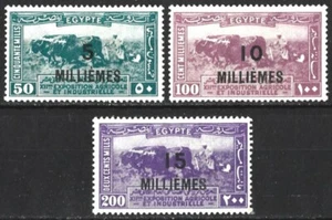 EGYPT 1926 SURCHARGE SET MINT - Picture 1 of 1