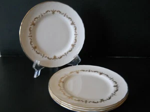 Royal Worcester England *Gold Chantilly* (4) Bread Plates-1st Quality XLNT - Bild 1 von 5