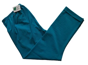 Laura Torelli Damen Capri Leggings Gr.L Baumwolle 95% El. Jersey türkis-grün - Bild 1 von 9