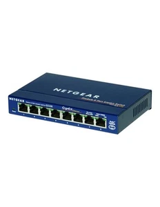NETGEAR ProSAFE Unmanaged Switch - GS108 - Desktop - 8 Gigabit Ethernet poorten - Picture 1 of 5