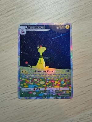Ampharos Pokemon Pocket Card Holo Full Art Wisdom of Sea & Sky [READ INFO] - image 1 of 2