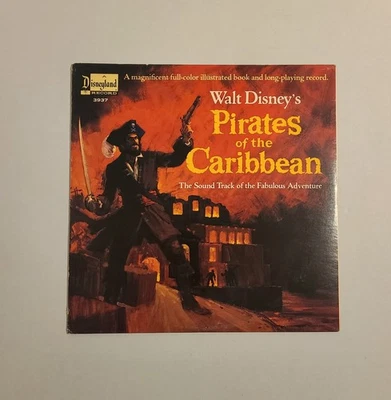 Walt Disney's Pirates of the Caribbean LP Disneyland 3937 Vinyl Record 1968 - Image 1 of 4
