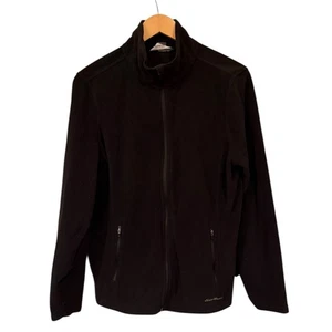 Eddie Bauer Damen Fleecejacke Full Zip schwarz Outdoor Freizeit L - Bild 1 von 3