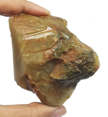 1001 Ct Natural Crisoberilo Ojo de Gato Crudo Áspero Calidad AAA Gemas Sueltas Espécimen Foto 1 de 4