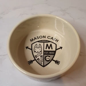 MASON CASH COLLECTABLE Rabbit Hamster Guinea Pig Pet Food Water Bowl DISH *NEW* - Picture 1 of 8