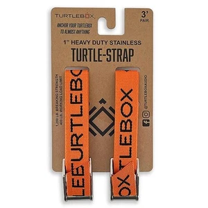 Turtlebox 1" Heavy Duty Tie Down Straps, Blaze Orange, 2 Pack (TB-STRAP-BLAZE) - Picture 1 of 1