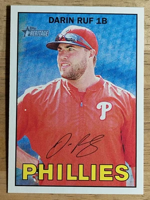 2016 Topps Heritage #47 Darin Ruf - Image 1 of 2