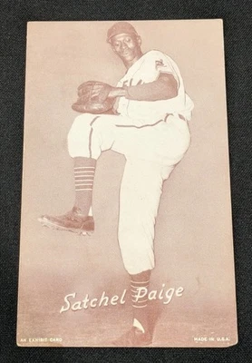 Cartera de exhibición 1947-66 Paige sin pliegues daños en la espalda bajo grado Cleveland Indian Foto 1 de 4