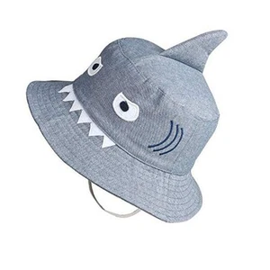 jerague Kids Toddler Baby Sun Hat for Boy Girl Summer Cotton 2-4T Animal Grey - Picture 1 of 5