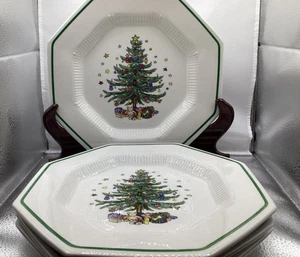 Nikko Christmastime Dinner Plates, Set of 4 see note - Picture 1 of 2