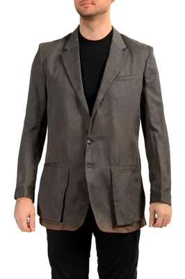 Versace Men's Meduum Gray Two Button Blazer Sport Coat US 40 IT 50 - Image 1 of 4