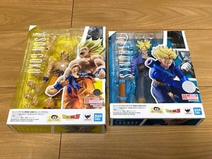 Bandai S.H.Figuarts DBZ: Super Saiyan Trunks & Legendary Goku Set de 2 2023 - Imagen 1 de 7