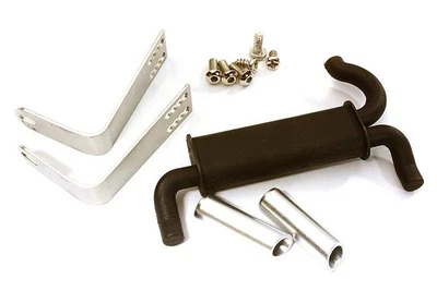 Realistic Rear Mount Exhaust System for Traxxas 1/10 TRX-4 - Image 1 of 3