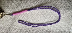 Handmade Luxury Gundog Lanyard Purple Snake - Picture 1 of 5