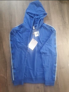 Mens Moschino Hooded Swearshirt Tape Logo - L - Picture 1 of 3