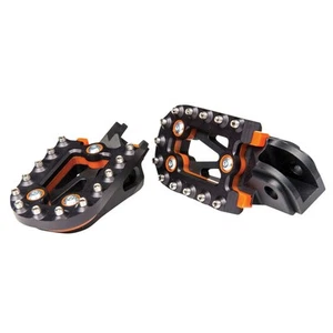 Fasst Impact Moto Pegs Black/Orange For KTM 500 EXC-F 2017-2023 - Picture 1 of 3