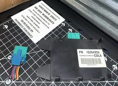 1998 2000 CHEVY GMC TRUCK 1500 Passlock Anti-Theft VATS GM Module 16264955 CDLA - Image 1 of 4