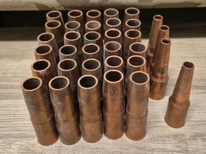 Gas Nozzle 24A-62 5/8" X30 & 24AT-37-SS X4 Tweco 34 Pieces New Old Stock - Picture 1 of 2