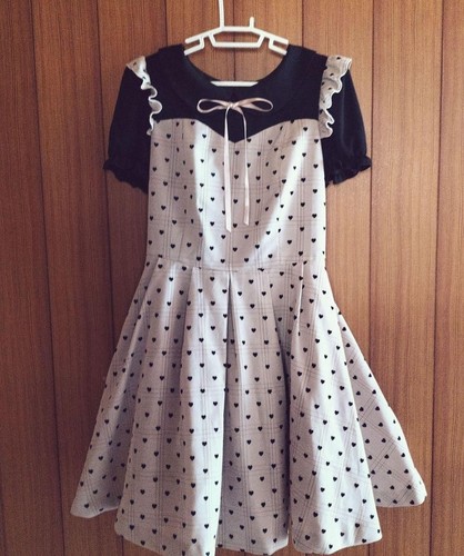 UNDERCOVER Abito Miele Segreto Motivo Cuore Pois