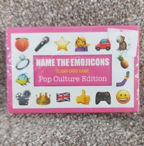 Name The Emoji icons Flashcard Game Pop Culture Edition Family - Picture 1 of 3